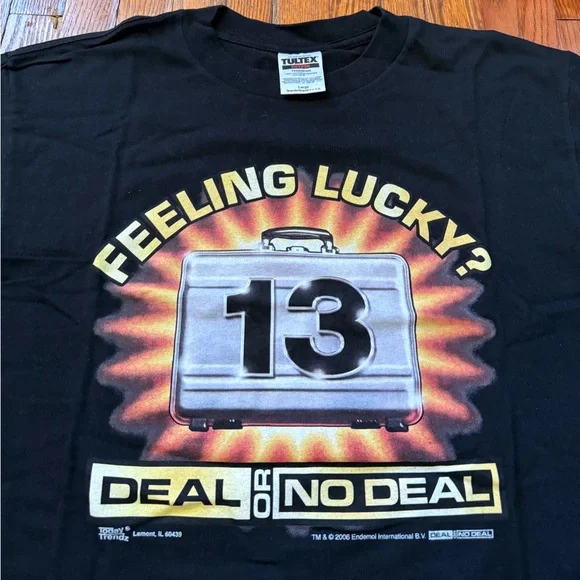 Y2K Deal Or No Deal Vintage T-Shirt - Picture 2 of 10